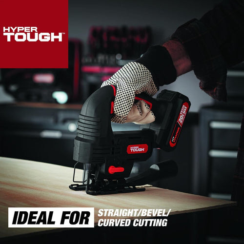 Hyper Tough 20V 2.0Ah Cordless Orbit Jig Saw, 8201.1 EasyOptionXY LLC