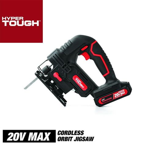 Hyper Tough 20V 2.0Ah Cordless Orbit Jig Saw, 8201.1 EasyOptionXY LLC