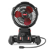 Hyper Tough 20V 7.5 inch Cordless Misting Fan, with 1.5Ah Lithium-ion Battery Pack Powered, C1024 EasyOptionXY LLC