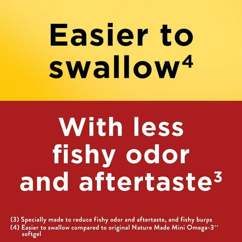 Nature Made Burp Less Omega 3 Fish Oil Supplements; 1400 mg Softgels; 80 Count EasyOptionXY LLC