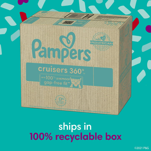 Pampers Cruisers 360 Fit Diapers Size 5, 128 Count EasyOptionXY LLC