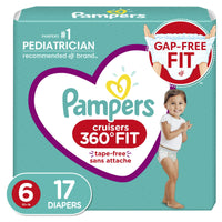 Pampers Cruisers 360 Fit Diapers Size 6, 17 Count EasyOptionXY LLC