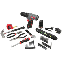 Hyper Tough 12V Max* 50-Piece Project Kit with Lithium-Ion Cordless 3/8-in Drill Driver and 1.5Ah Battery, 99311 EasyOptionXY LLC