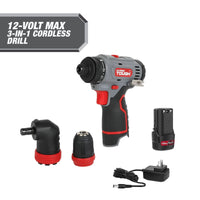 Hyper Tough 12-Volt Cordless 3-in-1 Drill Plus 4 Ah Battery EasyOptionXY LLC