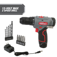 Hyper Tough 12V Max Lithium-Ion Cordless 2-Speed Drill Driver with 1.5Ah Battery and Charger, Model 98823 EasyOptionXY LLC