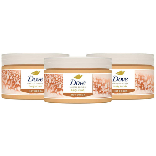 Dove Hot Cocoa Body Scrub - 3.5 oz each - 3 Pack EasyOptionXY LLC
