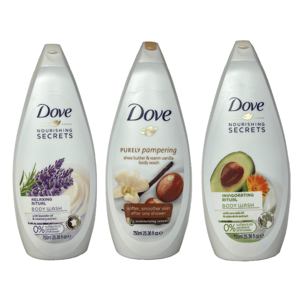 Dove Body Wash Shower 25.3 Oz Set of 3 Assorted EasyOptionXY LLC