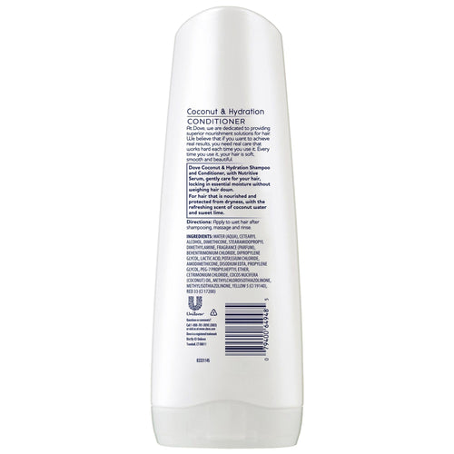 Dove Nourishing Rituals Coconut & Hydration Conditioner, 12 oz EasyOptionXY LLC