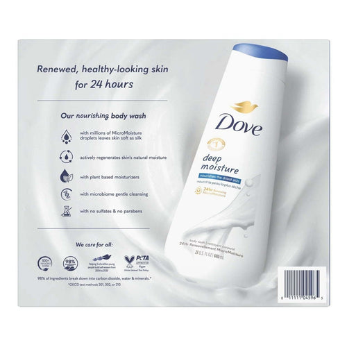 Dove Nourishing Body Wash, Deep Moisture, 23 Fluid Ounce (Pack of 3) EasyOptionXY LLC