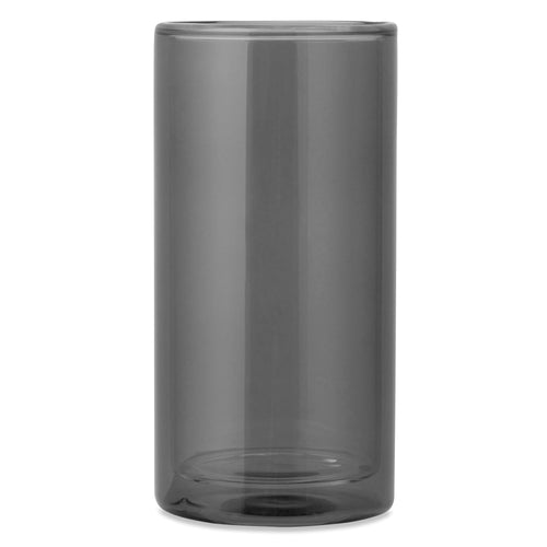 Thyme & Table 16oz Double Wall Drinking Glass, Black EasyOptionXY LLC