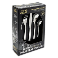 Thyme & Table 40-Piece Royal Stainless Steel Flatware Set, Stainless Steel EasyOptionXY LLC