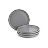 Thyme & Table Dinnerware Gray Ava Stoneware Salad Round Plates, 4 Pack EasyOptionXY LLC