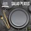 Thyme & Table Dinnerware Gray Ava Stoneware Salad Round Plates, 4 Pack EasyOptionXY LLC