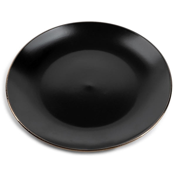 Thyme and Table Onyx Salad Plate, Black EasyOptionXY LLC