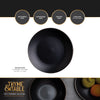 Thyme and Table Onyx Salad Plate, Black EasyOptionXY LLC