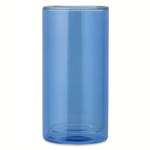 Thyme & Table 16oz Double Wall Drinking Glass, Blue EasyOptionXY LLC