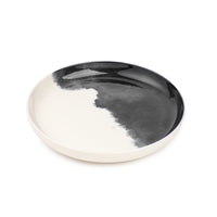 Thyme & Table Grey Drip Stoneware Round Salad Plate EasyOptionXY LLC