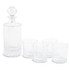 Thyme & Table Whiskey Decanter and Cocktail Glasses, 5-Piece Set EasyOptionXY LLC