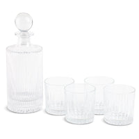Thyme & Table Whiskey Decanter and Cocktail Glasses, 5-Piece Set EasyOptionXY LLC