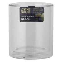 Thyme & Table 13oz Double Wall Drinking Glass, Clear EasyOptionXY LLC