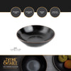 Thyme & Table Dinnerware Black Onyx Stoneware Round Soup Bowl EasyOptionXY LLC