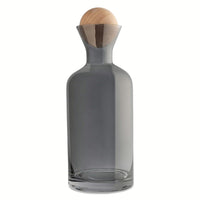 Thyme & Table Carafe with Rubber Wood Stopper EasyOptionXY LLC