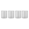 Thyme & Table 4-Piece 13oz Double Wall Drinking Glass Set, Clear EasyOptionXY LLC
