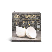 Thyme & Table 4-pack Stoneware Round Bowl Set, Harvest EasyOptionXY LLC