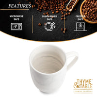 Thyme & Table Grey Marble Stoneware Coffee Mug, 15 fl oz EasyOptionXY LLC