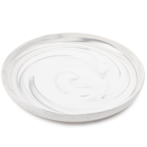 Thyme & Table Grey Marble Stoneware Round Dinner Plate EasyOptionXY LLC