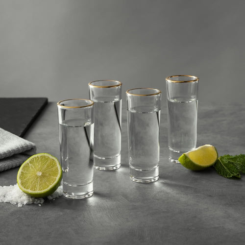 Thyme & Table 4-Piece 2oz Shot Glass Set EasyOptionXY LLC