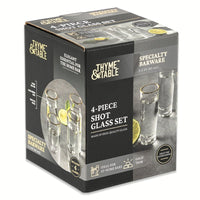 Thyme & Table 4-Piece 2oz Shot Glass Set EasyOptionXY LLC