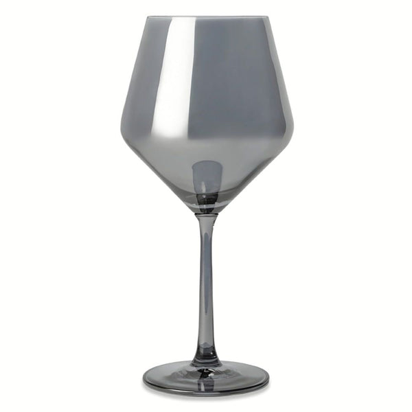 Thyme & Table Angled Wine Glass in Smoke Finish EasyOptionXY LLC