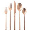 Thyme & Table 20-Piece Arden Stainless Steel Flatware Set, Bronze EasyOptionXY LLC