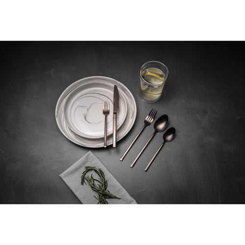 Thyme & Table 20-Piece Arden Stainless Steel Flatware Set, Bronze EasyOptionXY LLC