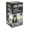 Thyme & Table 4-Piece Scalloped Champagne Flute Glass Set EasyOptionXY LLC