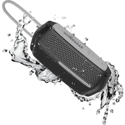 HyperGear Wave Water Resistant Wireless Speaker with Extended Battery Life (WATER-PRNT) Jupiter Gear