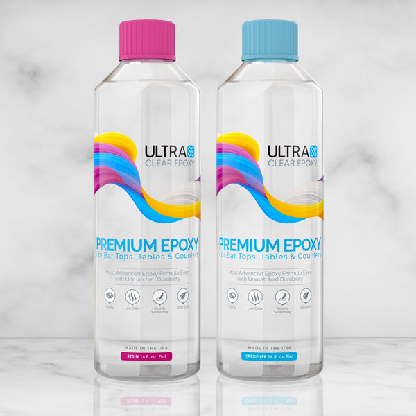 Bar Top and Table Top Clear Epoxy Resin 1 Quart UltraClear Epoxy