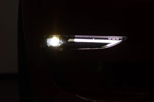 AlphaRex 17-23 Tesla Model 3/20-24 Model Y Double Tap Dual Color LED Projector Fog Lights OffRoadUSA.com