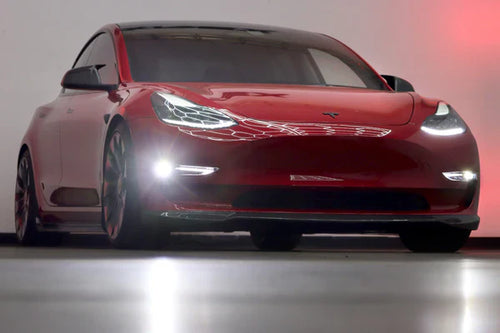 AlphaRex 17-23 Tesla Model 3/20-24 Model Y Double Tap Dual Color LED Projector Fog Lights OffRoadUSA.com