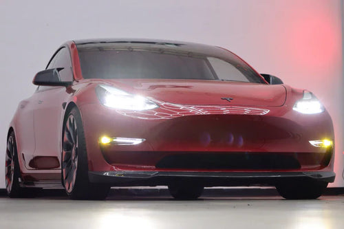 AlphaRex 17-23 Tesla Model 3/20-24 Model Y Double Tap Dual Color LED Projector Fog Lights OffRoadUSA.com