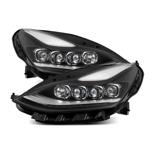 AlphaRex 17-23 Tesla Model 3 / 20-24 Model Y NOVA-Series LED Projector Headlights Black OffRoadUSA.com
