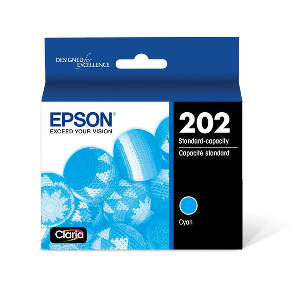 EPSON 202 Claria Ink Standard Capacity Cyan Cartridge (T202220-S) Works with WorkForce WF-2860, Expression XP-5100 EasyOptionXY LLC
