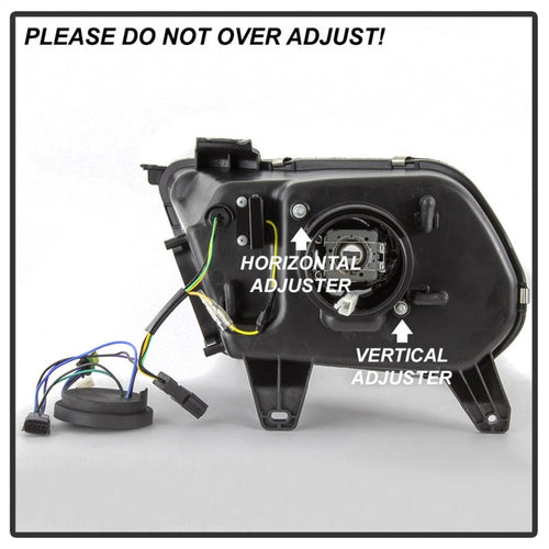 Spyder Ford Mustang 10-13 Projector Headlights - HID Model Only - Black PRO-YD-FM2010V2-HID-BK OffRoadUSA.com