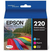 Epson 220 ink Black and Color 4 Pack (T220120, T220520) EasyOptionXY LLC