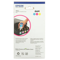 EPSON 664 EcoTank Ink Ultra-high Capacity Bottle Three Color CMY Combo Pack (T664520-S) Works with EcoTank ET-2500, ET-2550, ET-4500, ET-4550, ET-2600, ET-2650, ET-3600, ET-16500 EasyOptionXY LLC