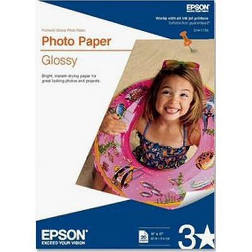 Glossy Photo Paper, 9.4 mil, 11 x 17, Glossy White, 20/Pack EasyOptionXY LLC