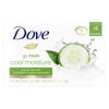 Dove Go Fresh Cool Moisturizing Gentle Beauty Bar Soap, Cucumber & Green Tea, 3.75 oz (4 Bars) EasyOptionXY LLC
