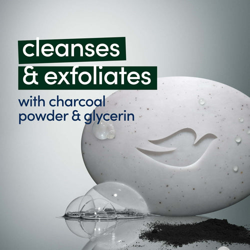 Dove Deep Exfoliating Women's Beauty Bar Soap Charcoal & Glycerin All Skin, 3.75 oz 4 Bars EasyOptionXY LLC