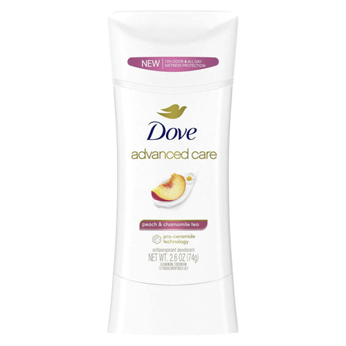 Dove Advanced Care Women's Antiperspirant Deodorant Stick Peach & Chamomile Tea, 2.6 oz EasyOptionXY LLC